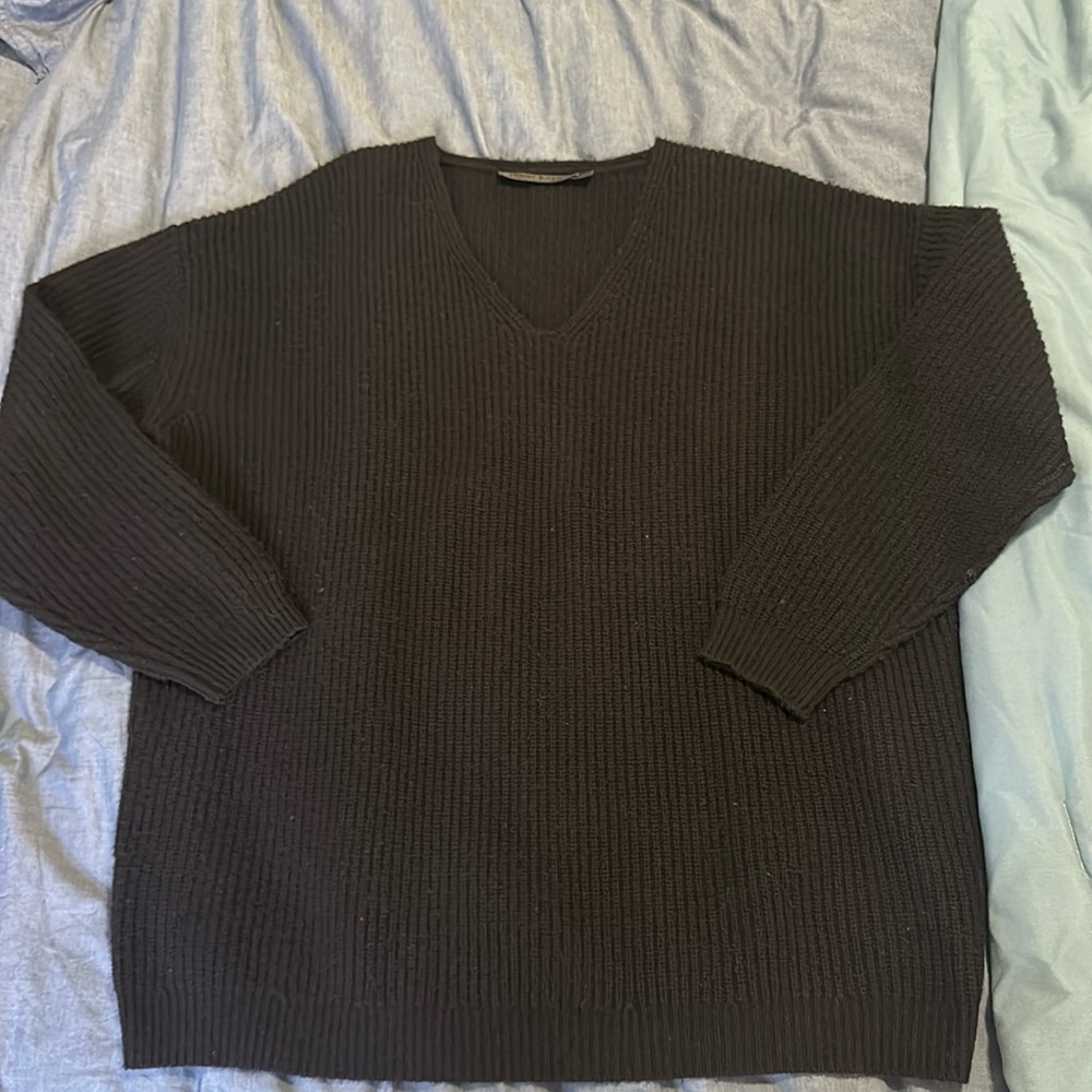 Jenni Kayne Cabin Sweater V-Neck sz M